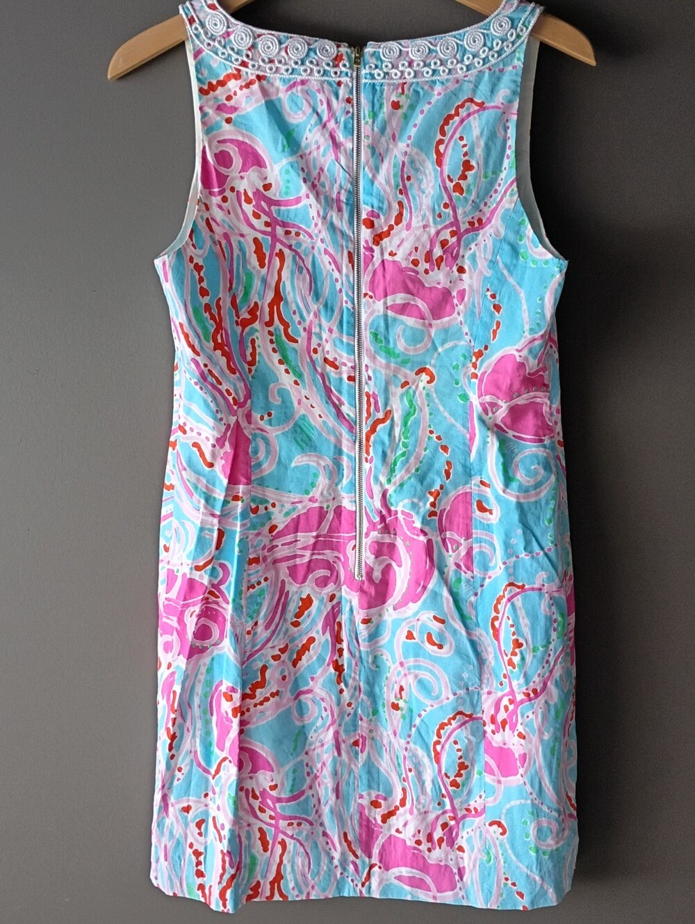 Lilly Pulitzer Gabby Jellies Be Jammin' Floral Embroider Preppy Nantucket Dress - Picture 8 of 9